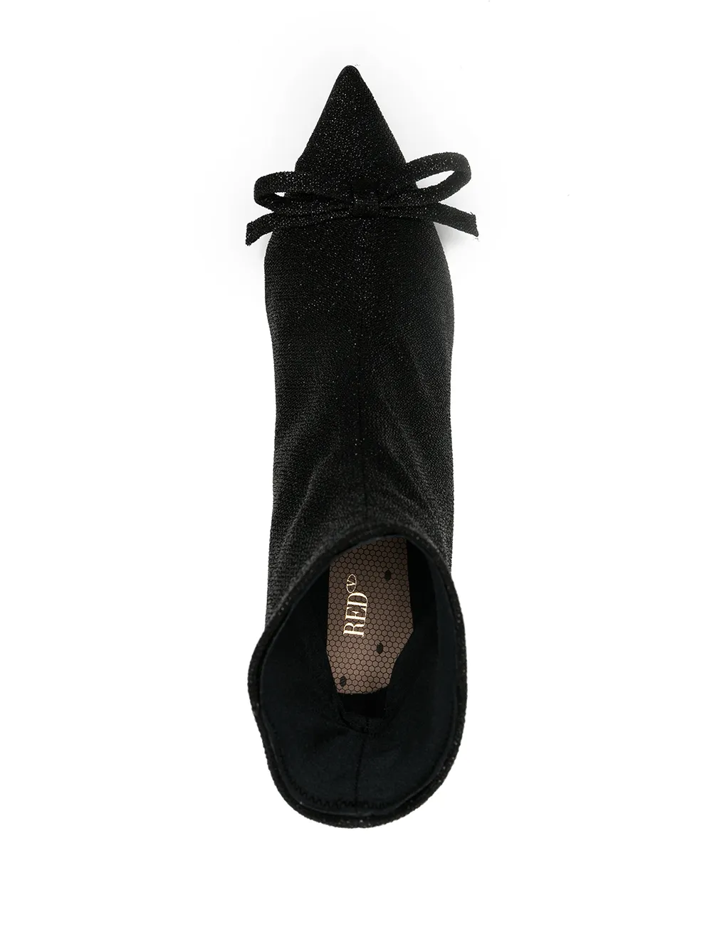 RED(V) Enkellaarzen met strikdetail Zwart