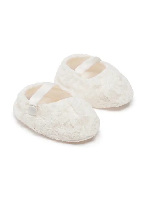 Dolce & Gabbana Kids picoted-lace Mary Jane shoes