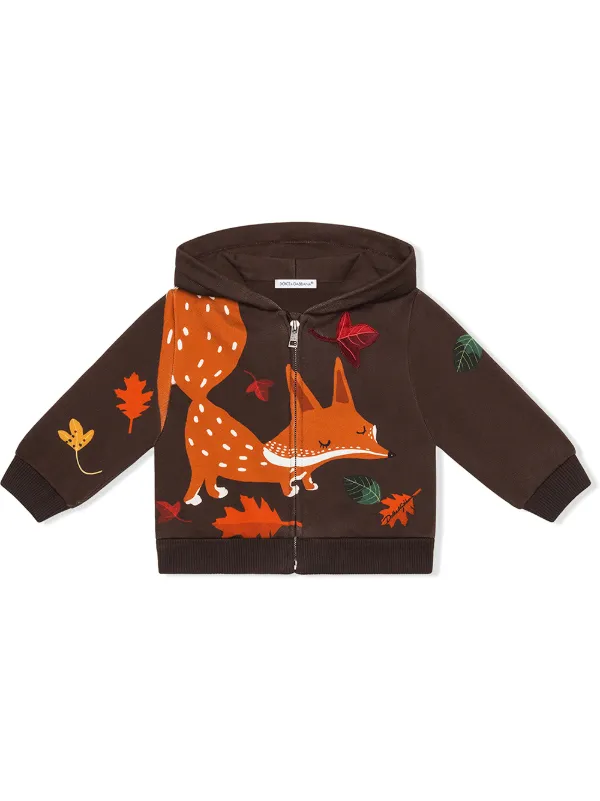 kids fox hoodie