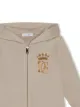 Dolce & Gabbana Kids sudadera con logo bordado