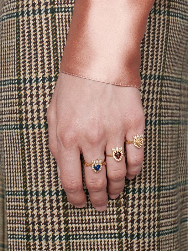 heart ring with gucci