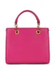 Imagem 2 de Dolce & Gabbana Bolsa tote de couro com placa de logo