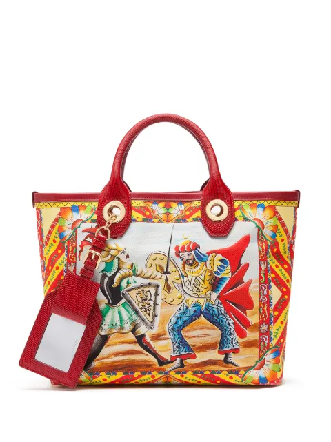 Dolce & Gabbana Bolsa tote com estampa gráfica