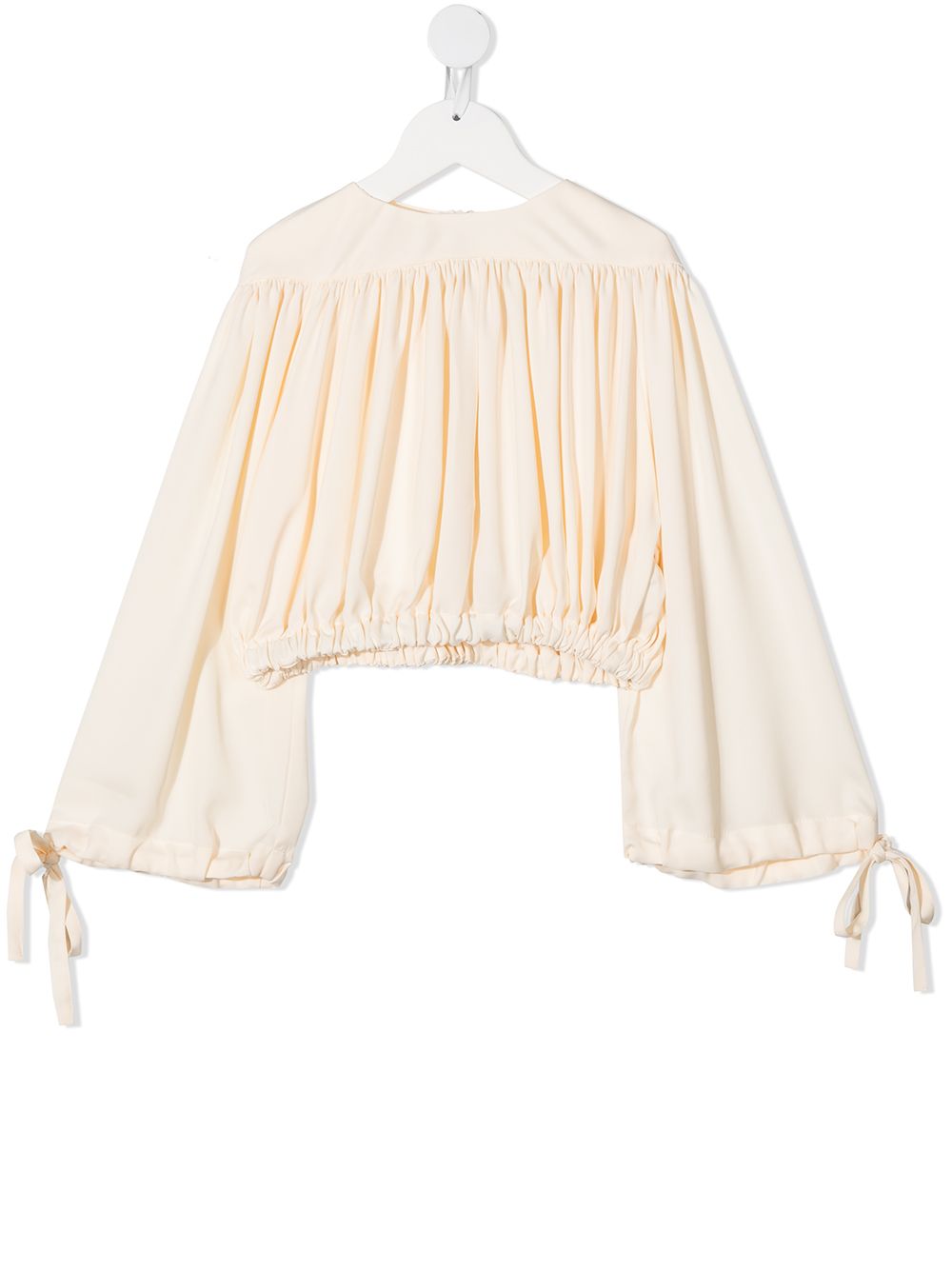 фото Unlabel gathered bell-sleeved blouse