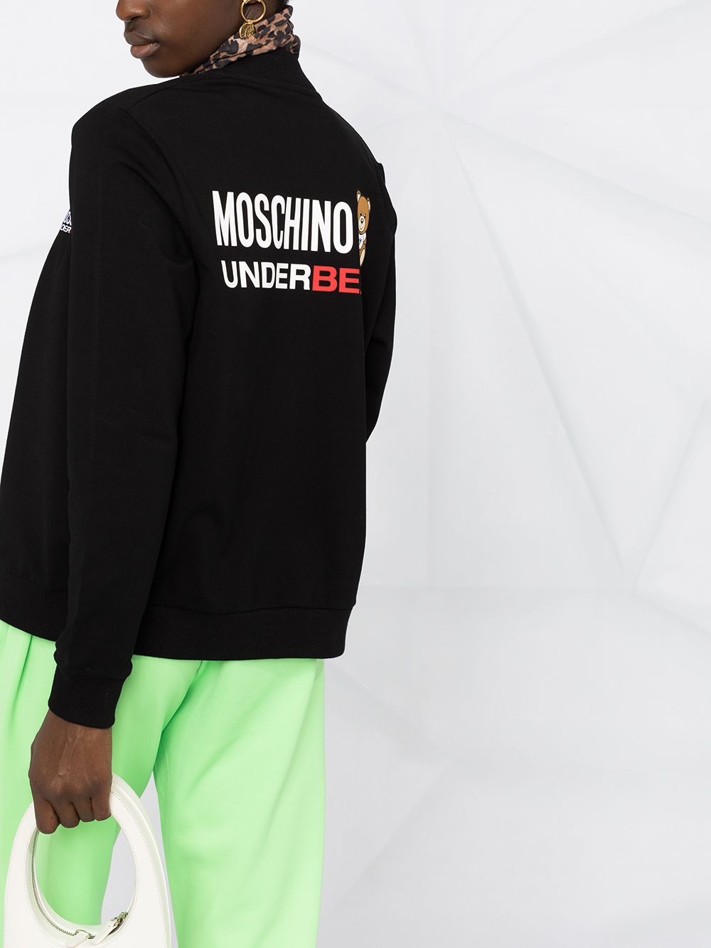 фото Moschino куртка на молнии с логотипом