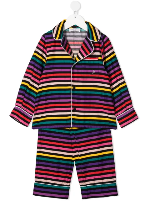 SONIA RYKIEL ENFANT stripe print tracksuit set