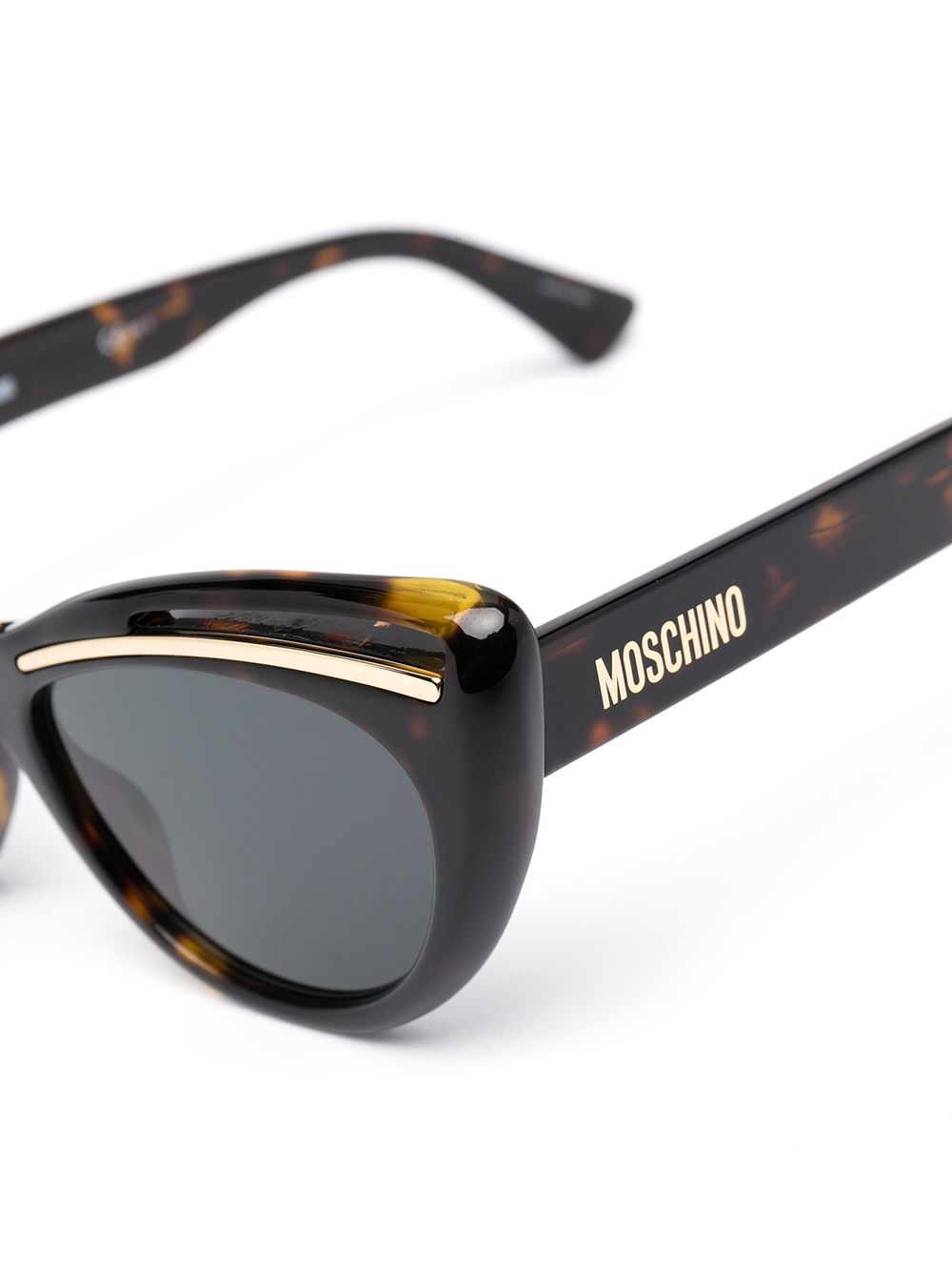 фото Moschino eyewear солнцезащитные очки в оправе 'кошачий глаз'