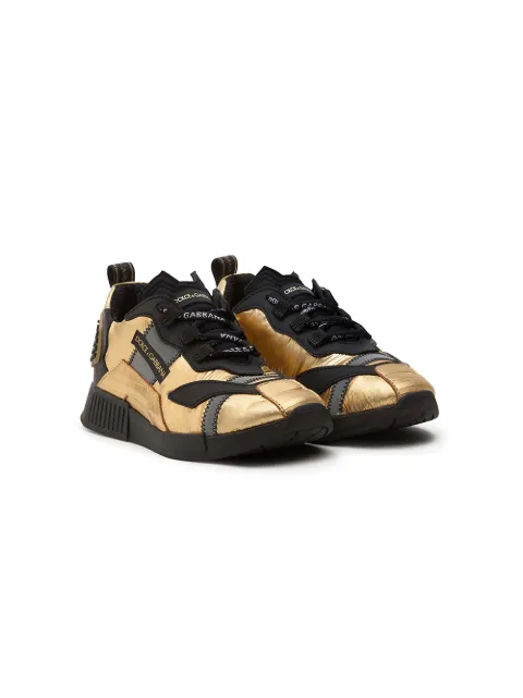 Dolce & Gabbana Kids Ns1 metallic sneakers
