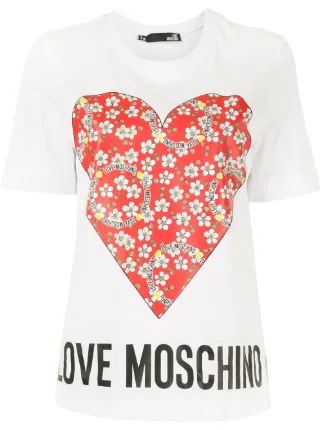 moschino flower shirt
