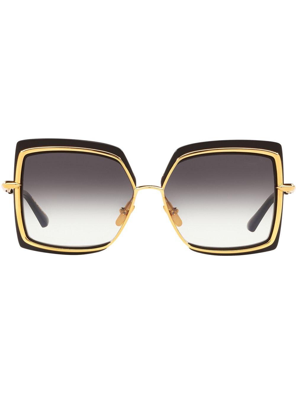 Shop Dita Eyewear Narcissus Sunglasses In Gold