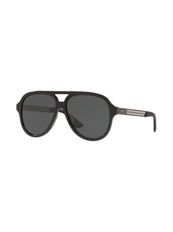 Gucci Eyewear GG0688S001 001 aviator-frame Sunglasses | Black