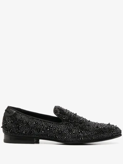 Philipp Plein moccasin crystal