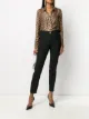 Image 2 of Philipp Plein leopard-print logo silk shirt