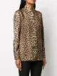 Philipp Plein leopard-print logo silk shirt