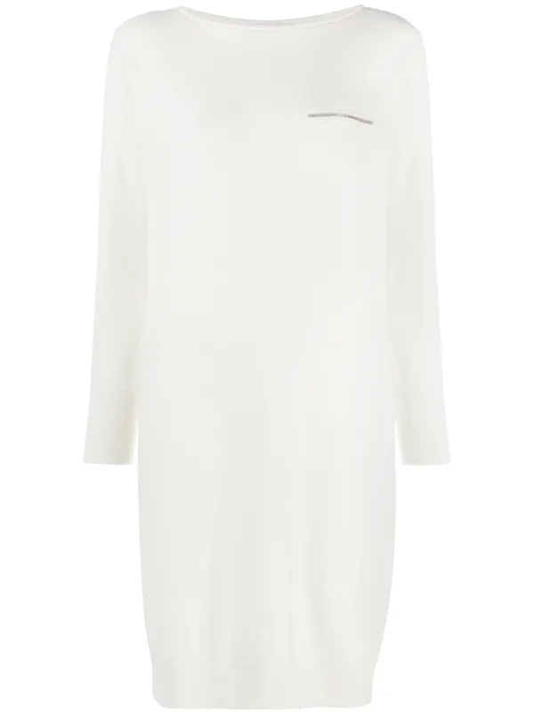 embellished jumper dress