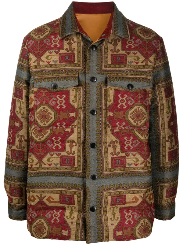 paisley print jacket