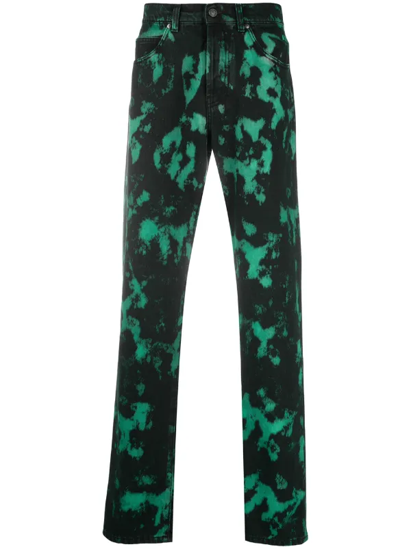black and green jeans