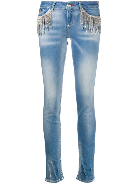 Philipp Plein Jeans mit Kristallen