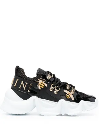 Shop Philipp Plein Runner Monster Gold 