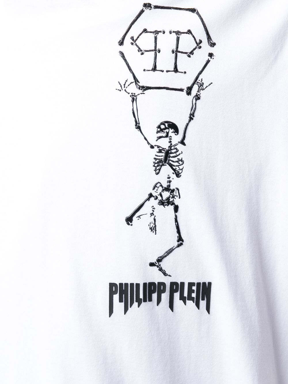 фото Philipp plein футболка skeleton с круглым вырезом