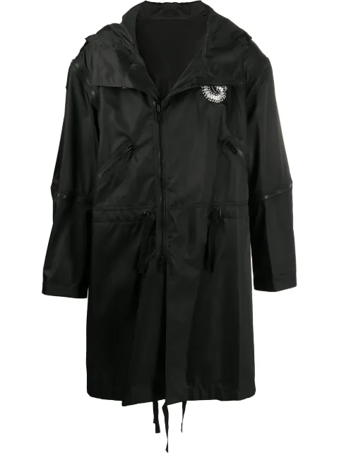 Undercover detachable sleeve parka