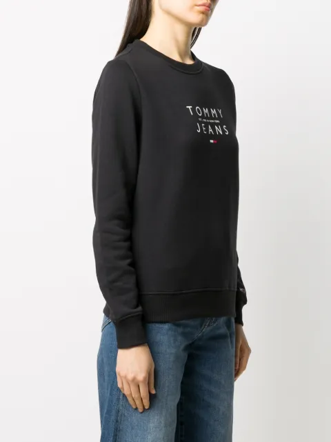 black tommy jeans jumper