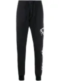 Paul & Shark shark-print track trousers - Black