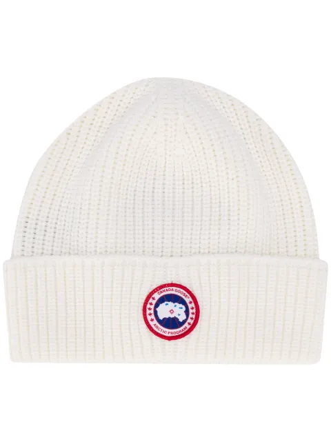 Canada Goose chunky-knit logo patch 