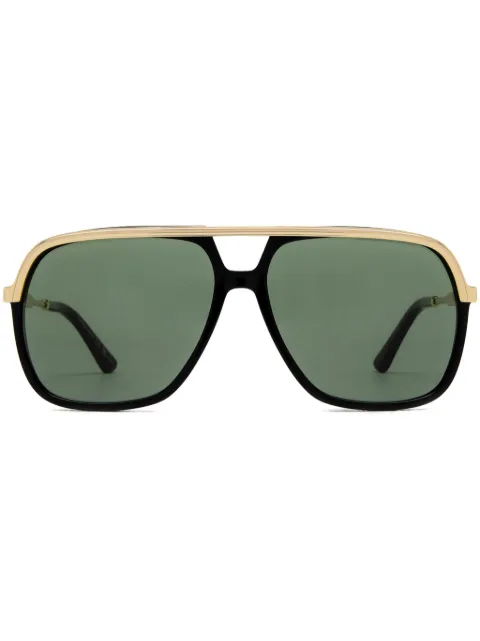 Gucci Eyewear lentes de sol con detalle Web