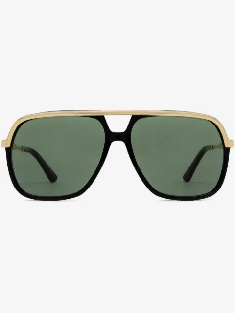Gucci Eyewear Web detail navigator-frame sunglasses