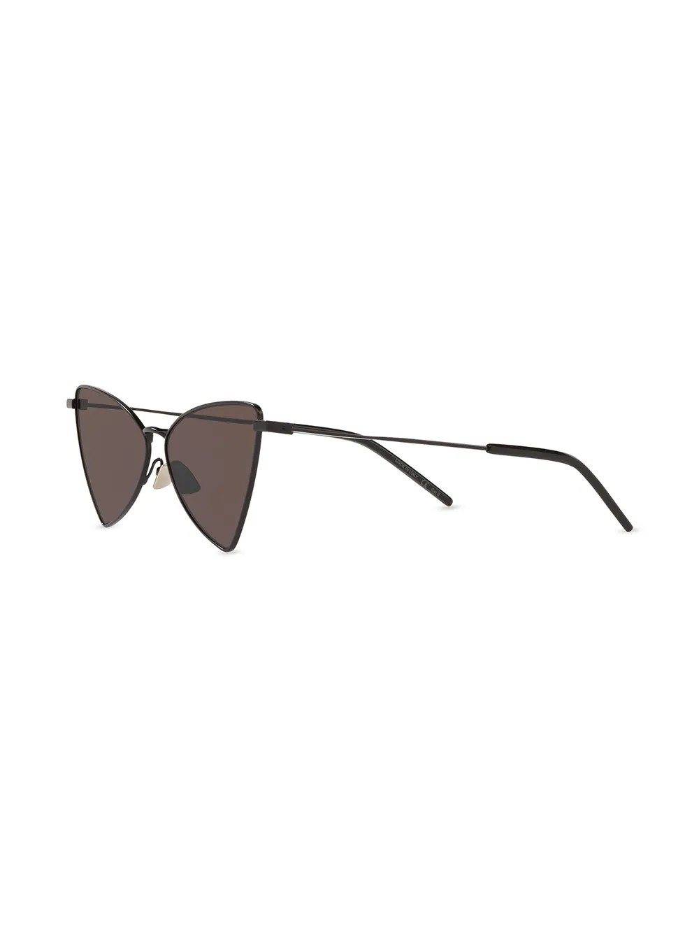 Saint Laurent Eyewear Jerry zonnebril met kattenoog montuur - Zwart