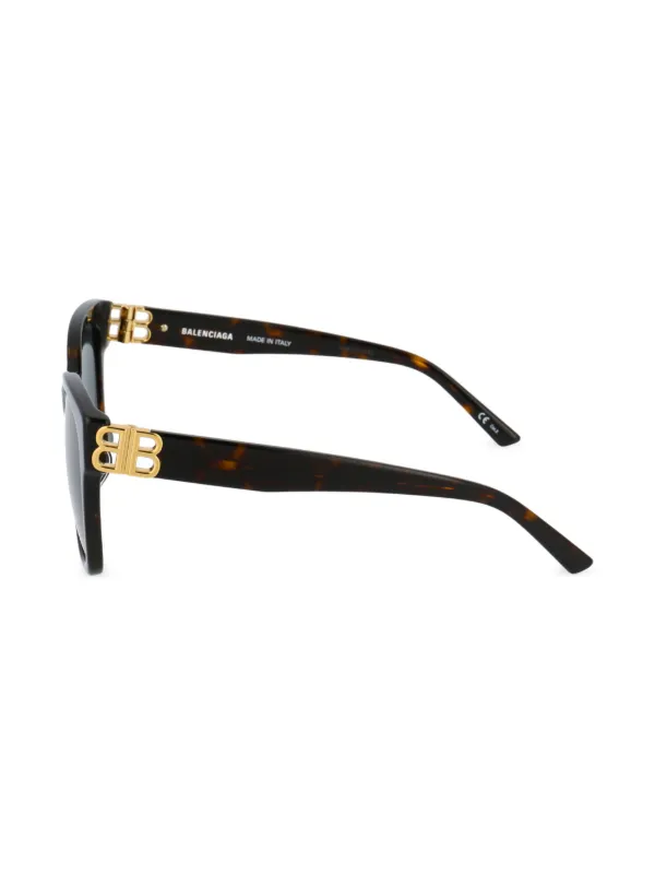 Balenciaga Eyewear Dynasty square-frame Sunglasses | Brown