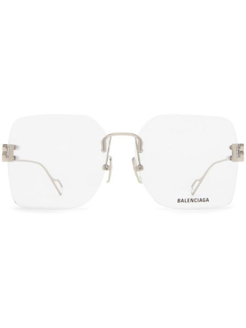 Balenciaga Eyewear BB rimless glasses Women