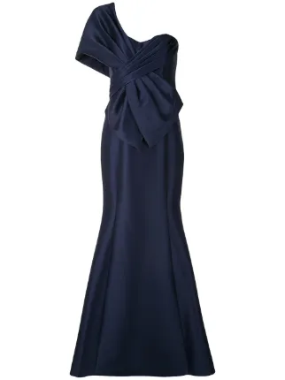 Badgley Mischka Single Shoulder Gown 