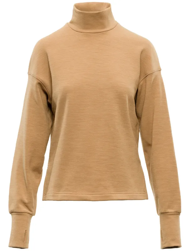 Aztech Mountain Kristin's Roll-neck Jumper in Brown