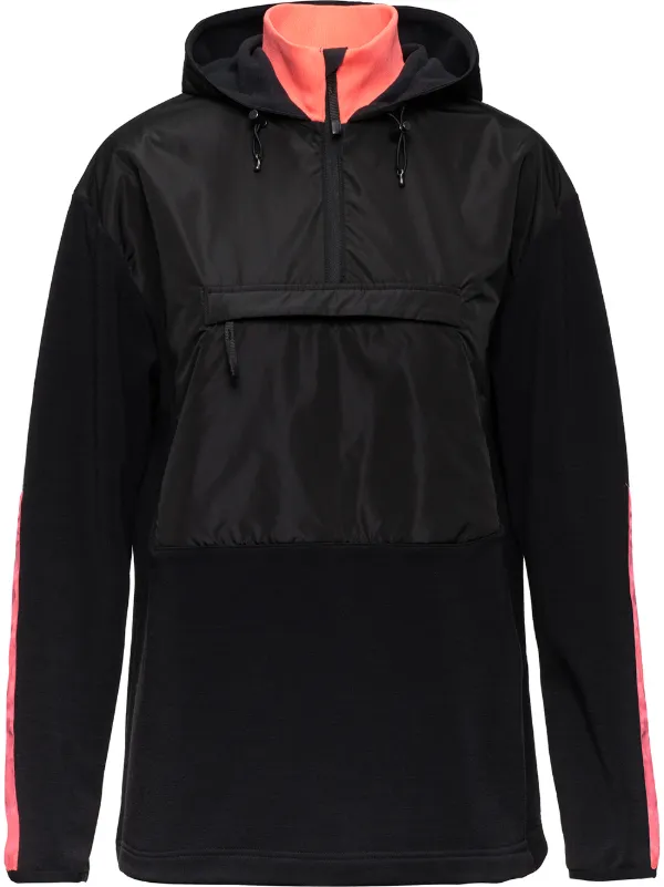 Aztech Mountain Hut Pocket Hoodie in Black