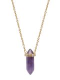 Nialaya Jewelry amethyst necklace - Purple