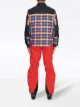 Aztech Mountain Loge Peak quilted-panelled check shirt