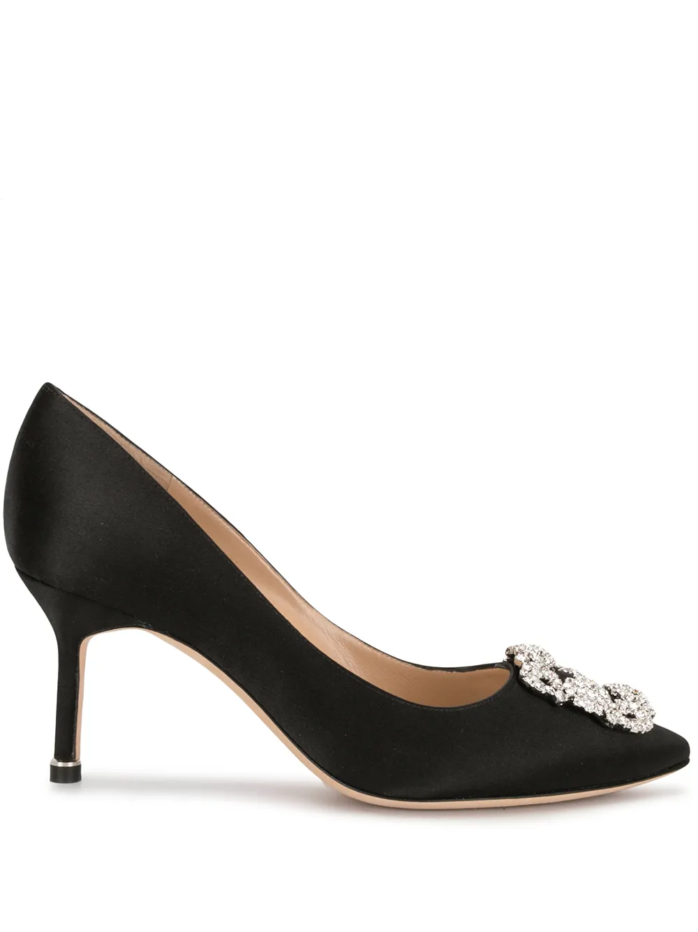 

Manolo Blahnik zapatillas Hangisi - Negro