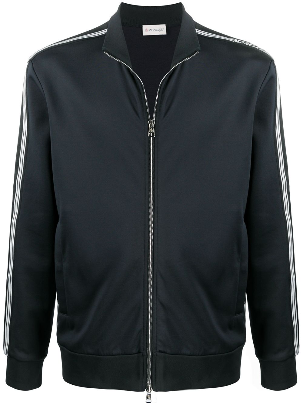 фото Moncler спортивная куртка с контрастными полосками