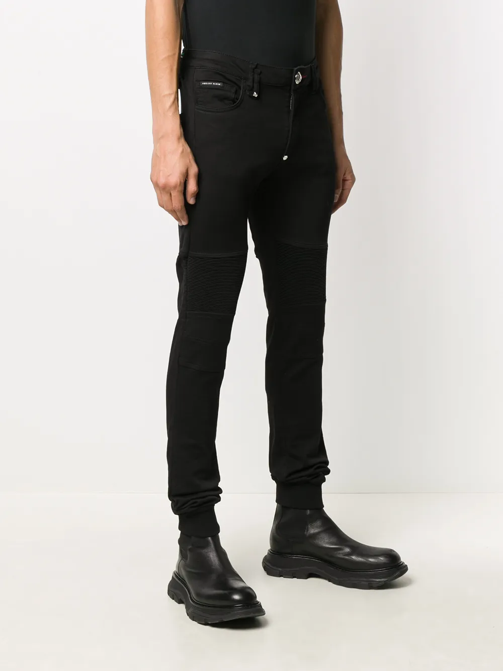  Philipp Plein Slim Fit Jogging Jeans - Black 