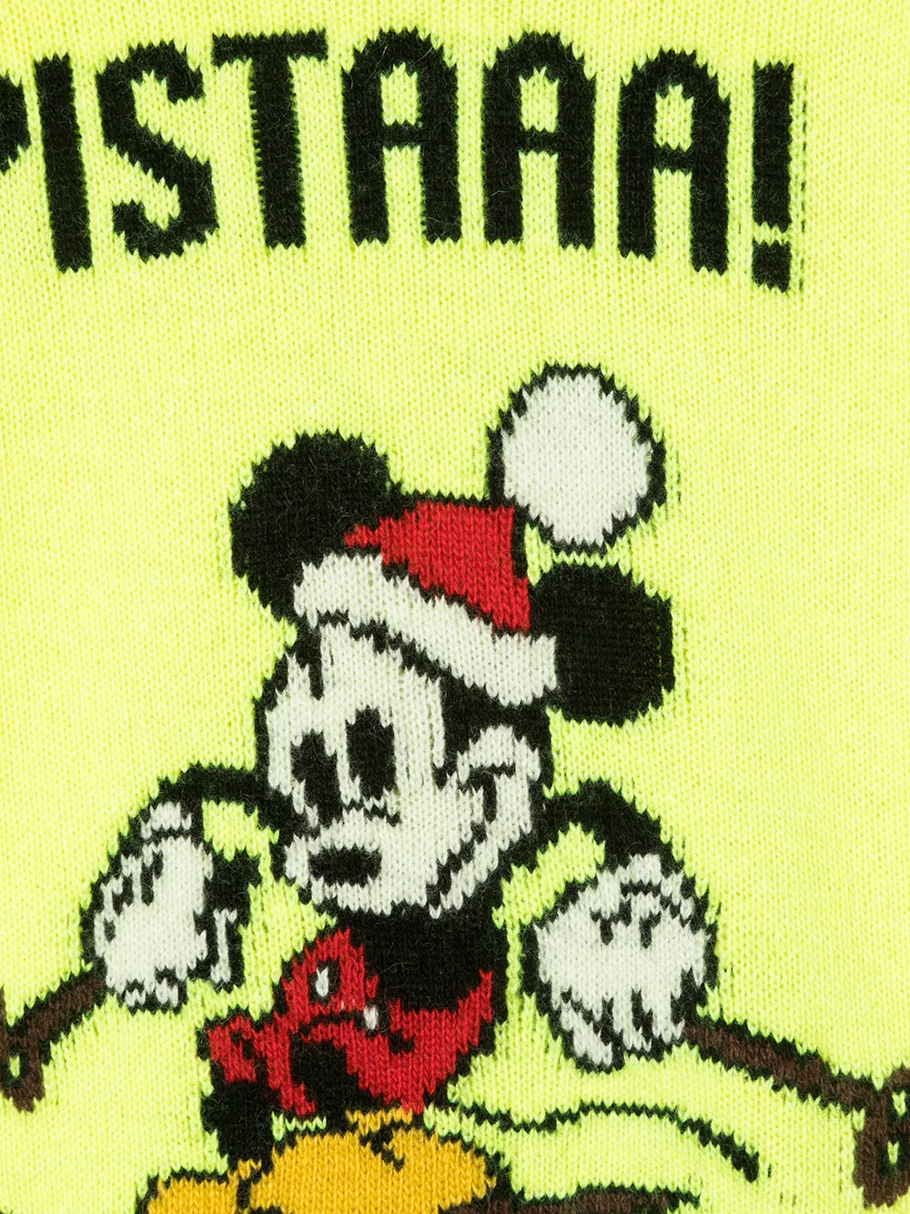 фото Mc2 saint barth kids mickey mouse slogan knit