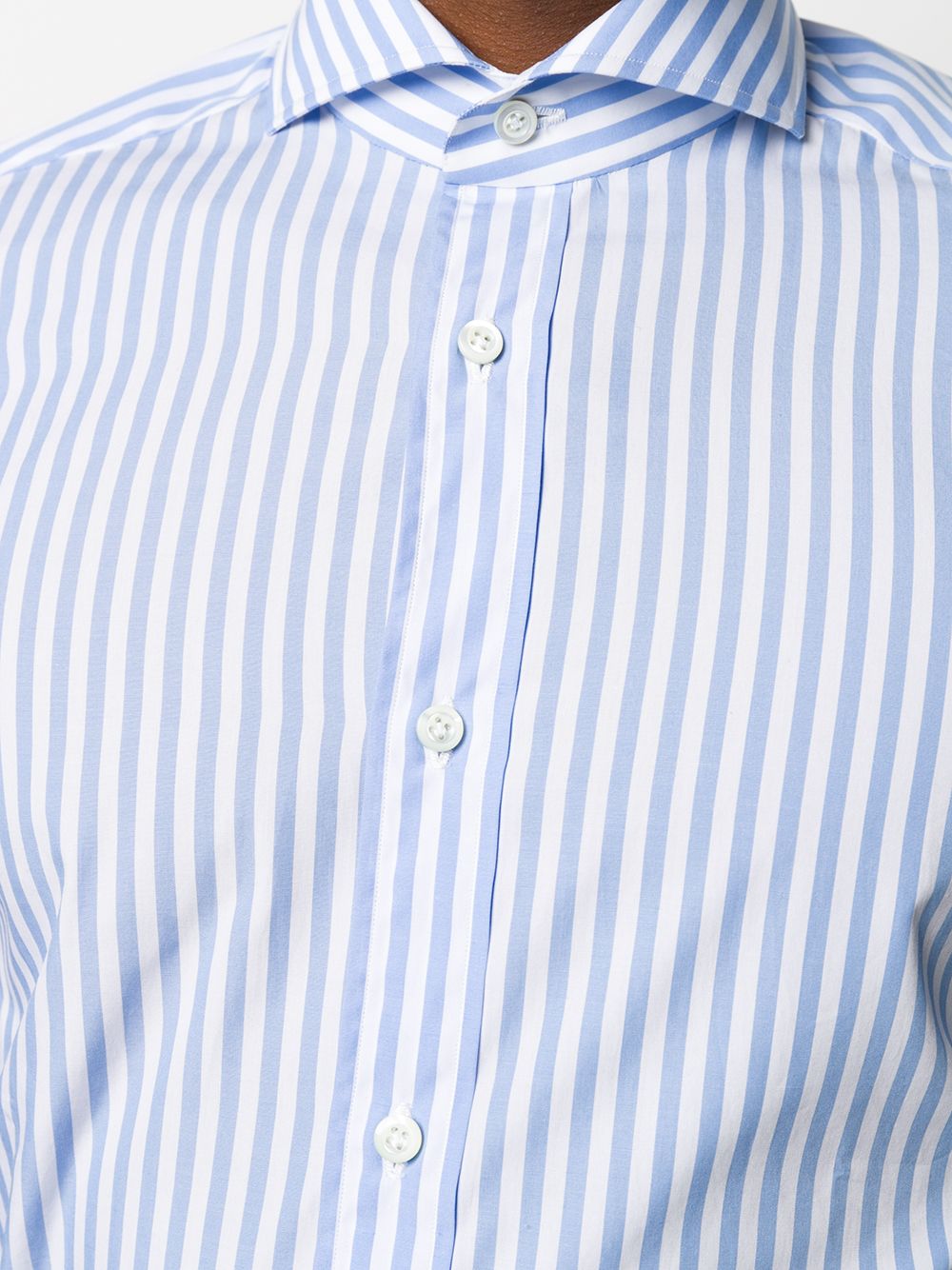 фото Borrelli striped cotton shirt