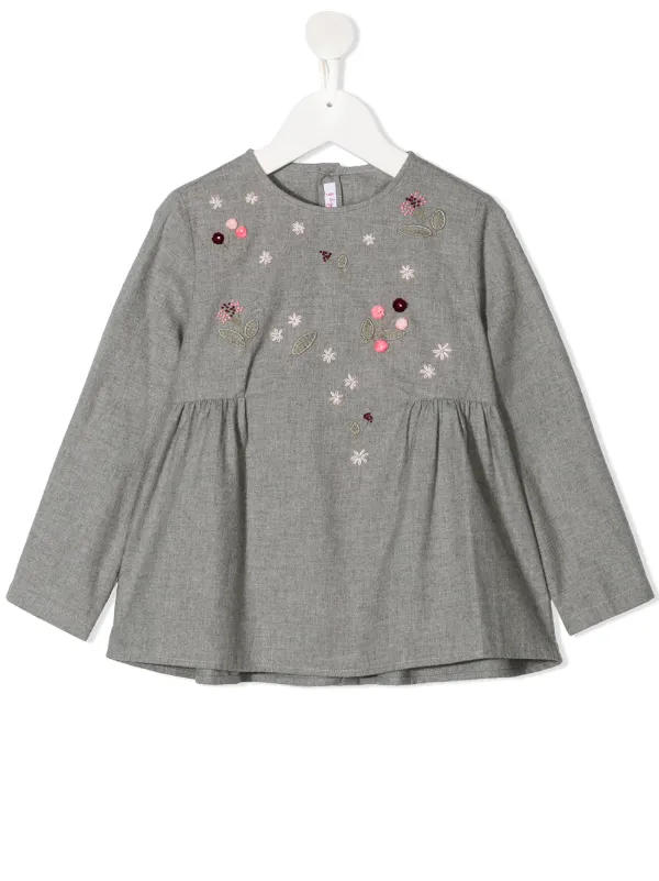 embroidered smock