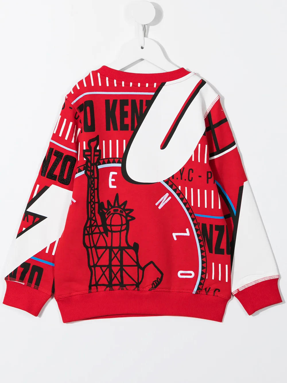 фото Kenzo kids толстовка с вышитым логотипом