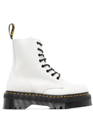 Dr. Martens Bota Plataforma Jadon | Branco | FARFETCH BR