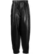 Image 1 of Aeron tapered faux leather trousers