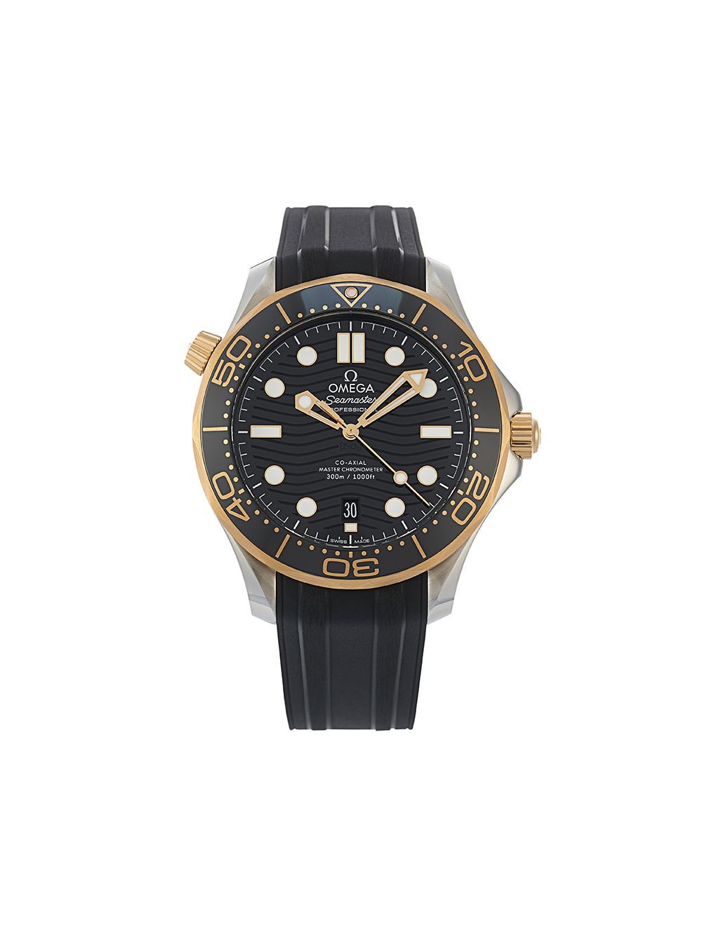 фото Omega наручные часы seamaster diver 300m co-axial master chronometer pre-owned 41 мм 2020-го года