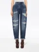 Dolce & Gabbana ripped balloon-leg jeans