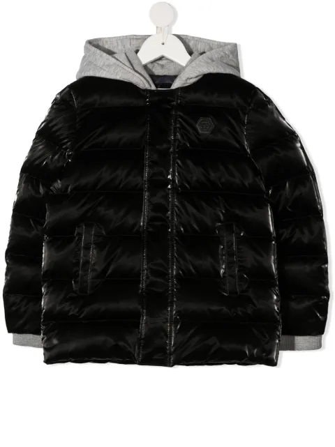 Philipp Plein glossy puffer jacket